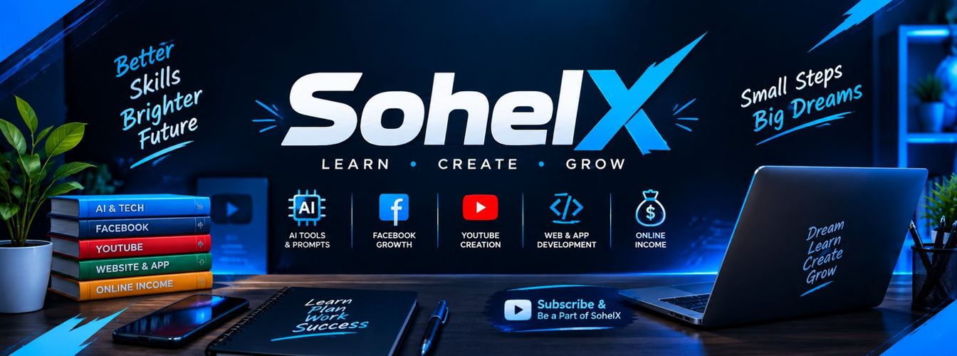 SohelX ব্যানার